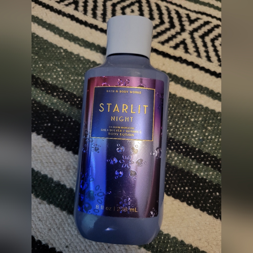Starlit Night BATH & BODY WORKS BODY LOTION 8 OZ